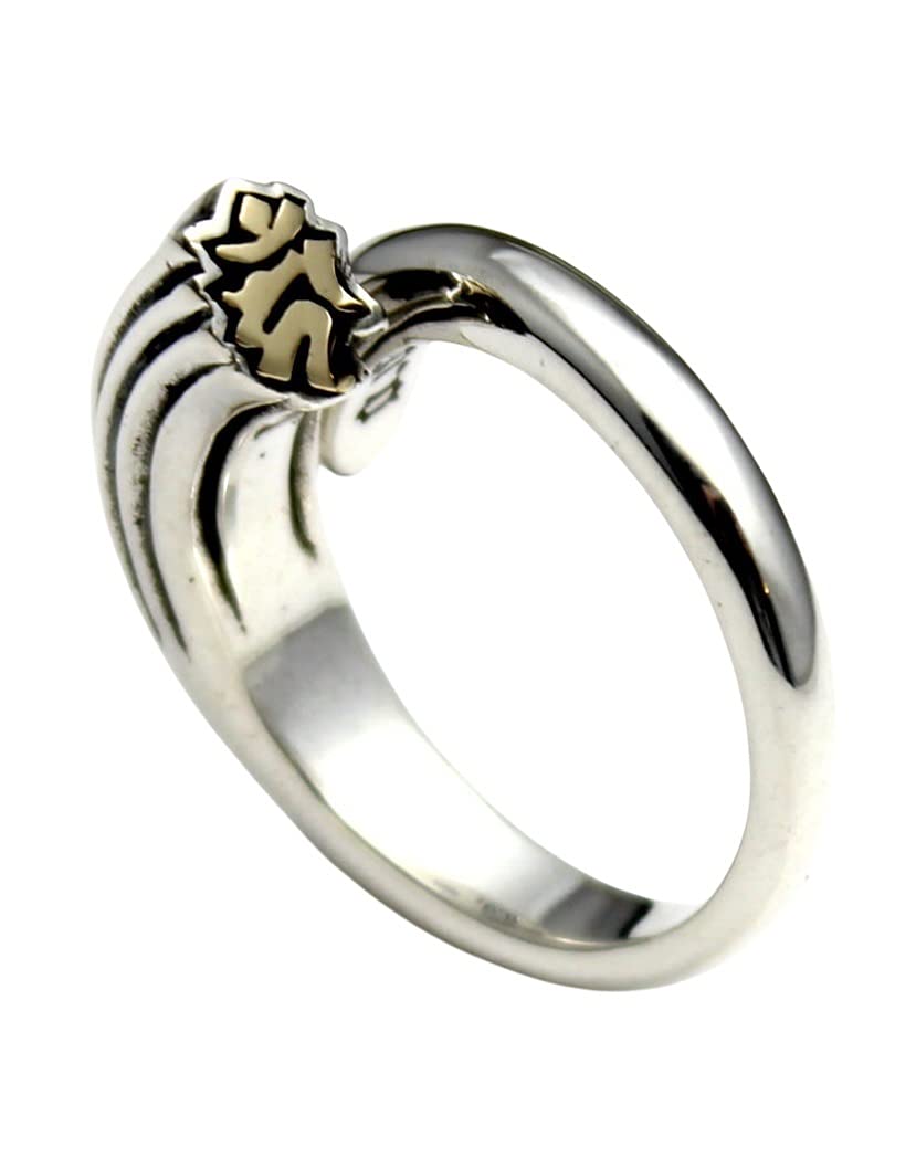 Amazon | 梵字 カーン 不動明王 和柄 リング 指輪 シルバー925 good